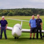Walking on Air members in front of our glider WA1